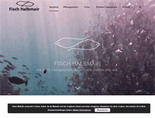 Tablet Screenshot of fisch-halbmair.de
